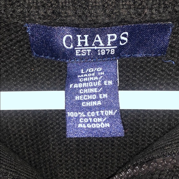 Black & Cream Knitted Sweater Jacket - Picture 3 of 3